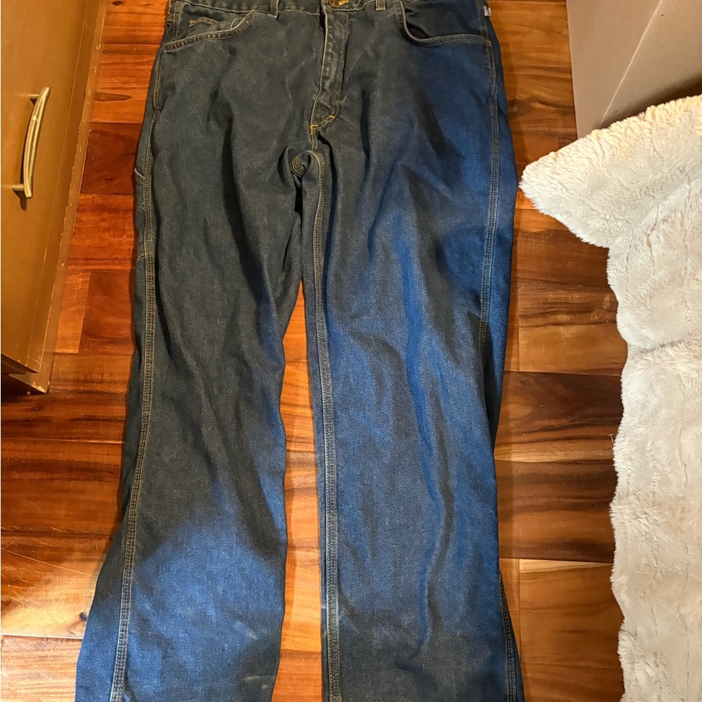 Tyndale fire resistant Relaxed Fit Blue Jeans‎ 40